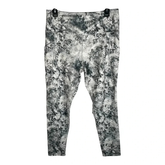 SO Gray/ White Marble Leggings Women's XL - Picture 1 of 7